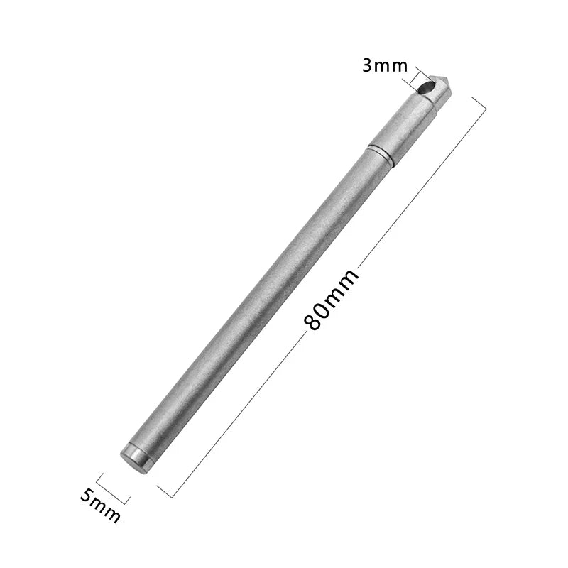 EDC Mini Titanium Pen – Outdoor Camping & Hiking Tool