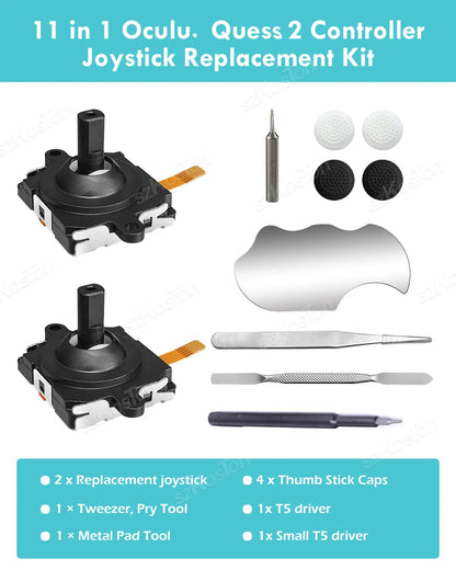 VR Joystick Replacement Kit for Oculus Quest 2 – Thumbstick Repair