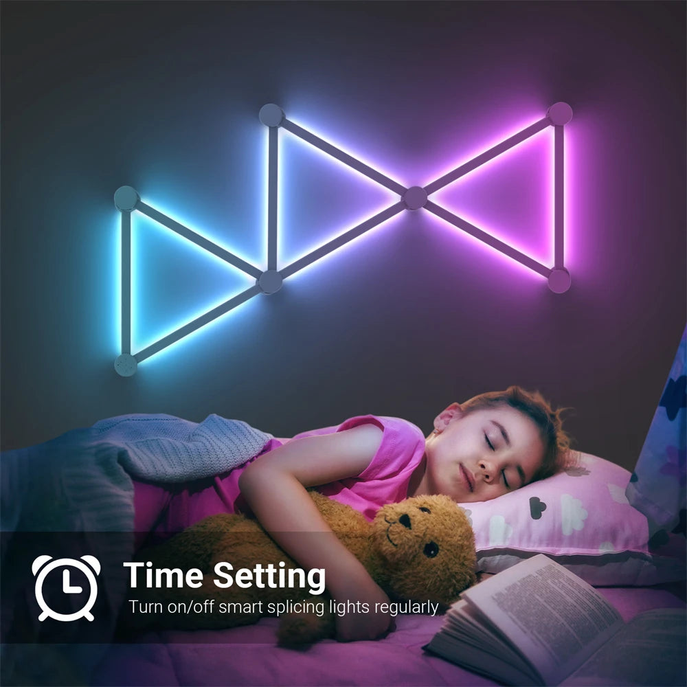 DIY Splicing RGB Smart Wall Light – Voice &amp; App Control