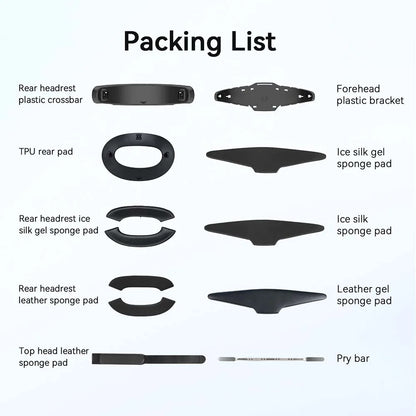 AMVR Comfort Kit for PS VR2 – Forehead Support Pad &amp; Back Cushion Set