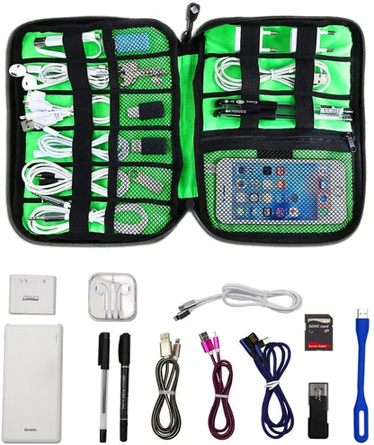 Cable Organizer Storage Bag – Travel Electronics Accessories