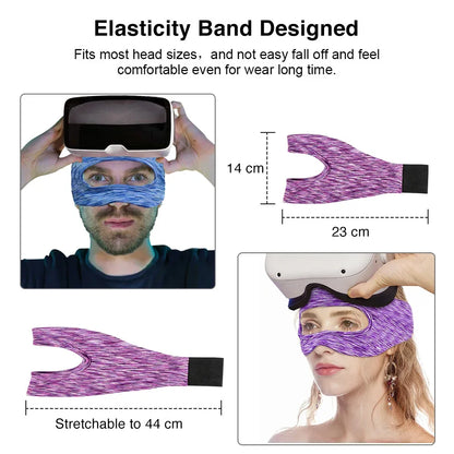 Breathable VR Eye Mask Cover &amp; Sweat Pad for Meta Quest 2/3 &amp; Oculus Quest
