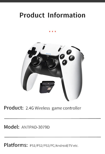 Wireless handheld controller for PS1 PS2 PS3 PC Android – Gamepad