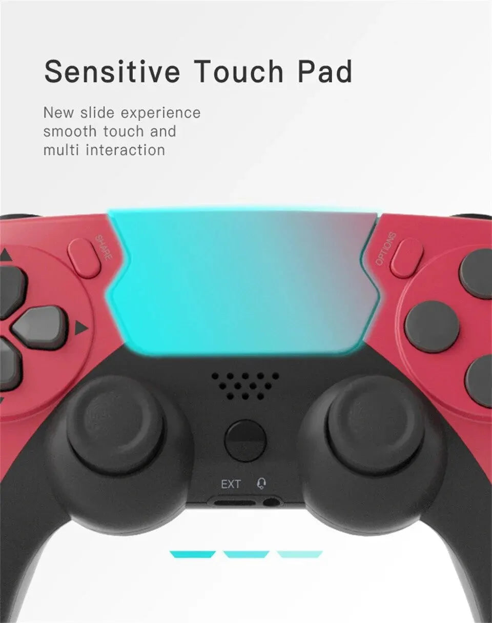 GAMINJA P48 Wireless Gamepad for PS4 PS3 &amp; PC – Six-Axis