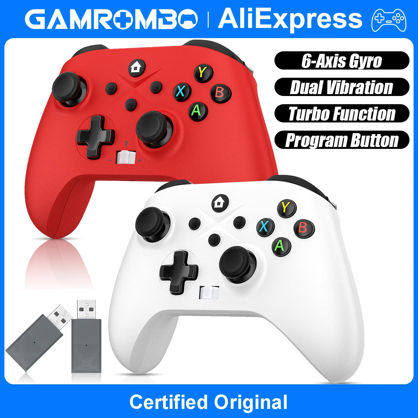 Wireless xbox controller 2.4G for Xbox One Series S X PC