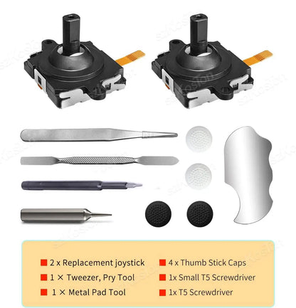 VR Joystick Replacement Kit &amp; Thumbstick Grips for Oculus Quest 2