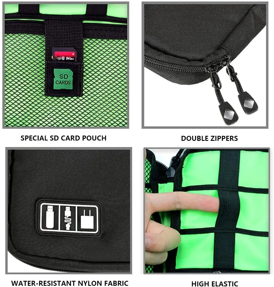 Cable Organizer Storage Bag – Travel Electronics Accessories