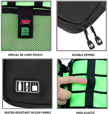 Cable Organizer Storage Bag – Travel Electronics Accessories