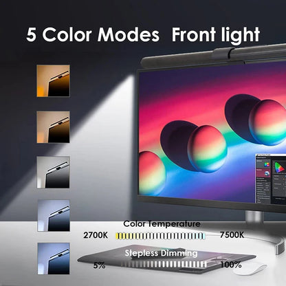 RGB LED Monitor Light Bar – 44cm Screen Hanging Lamp