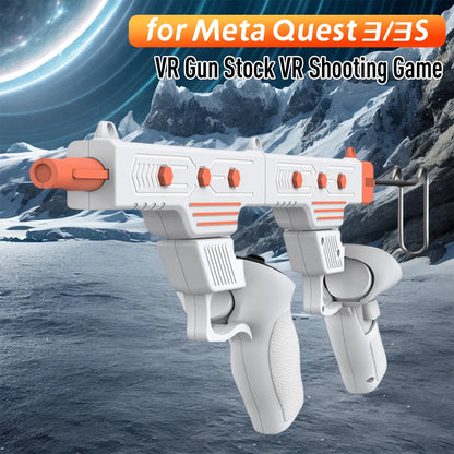 VR Rifle Adapter &amp; Controller Stock for Meta Quest – Shooting Games