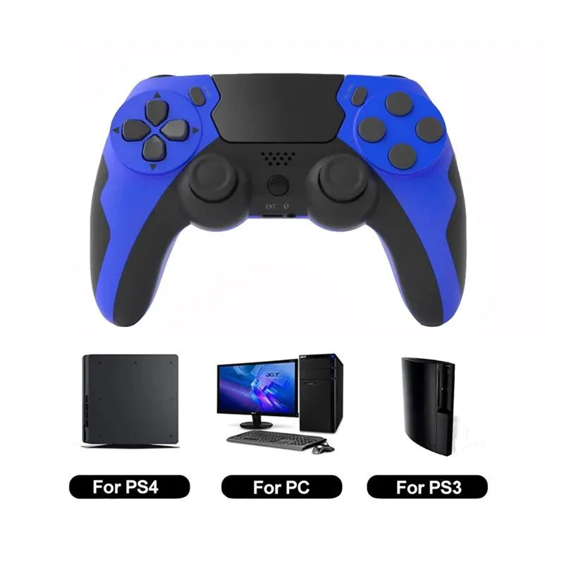 GAMINJA P48 Wireless Gamepad for PS4 PS3 &amp; PC – Six-Axis