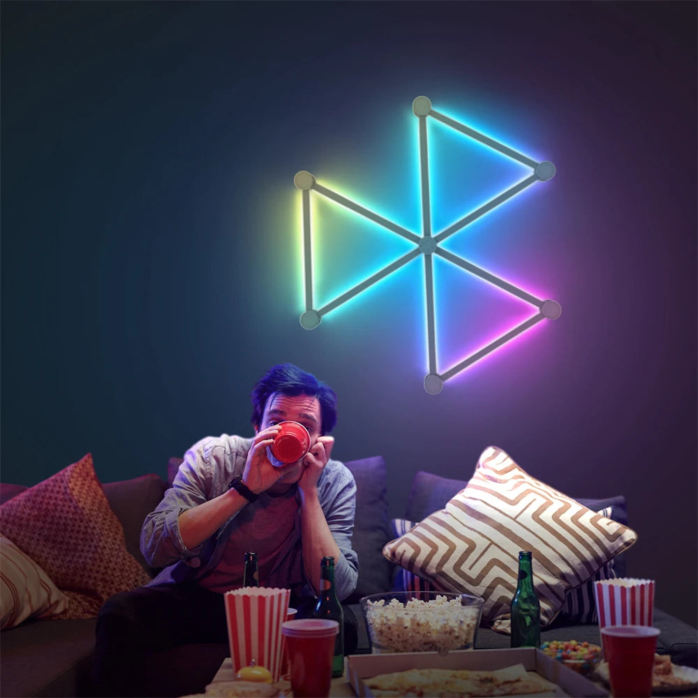 DIY Splicing RGB Smart Wall Light – Voice &amp; App Control