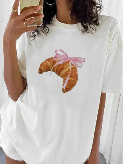 Y2K Pink Printed Women&