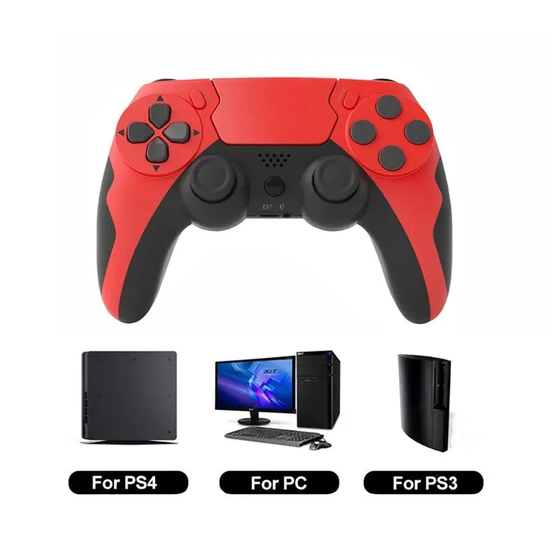 GAMINJA P48 Wireless Gamepad for PS4 PS3 &amp; PC – Six-Axis