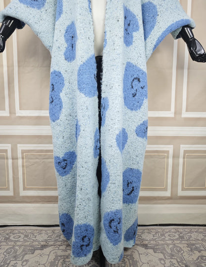 Luxury Fur Gradient Coat Poncho – Women&