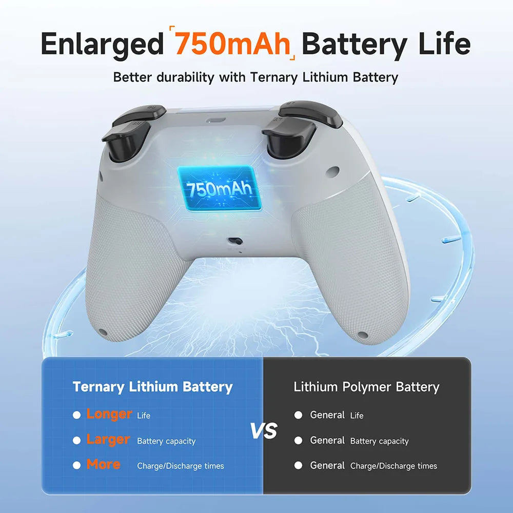 EasySMX X05 wireless gamepad RGB hall effect multi-platform