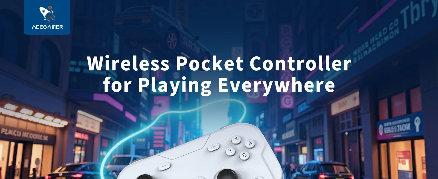 AceGamer wireless pocket controller – Compact Gaming for Switch &amp; PC
