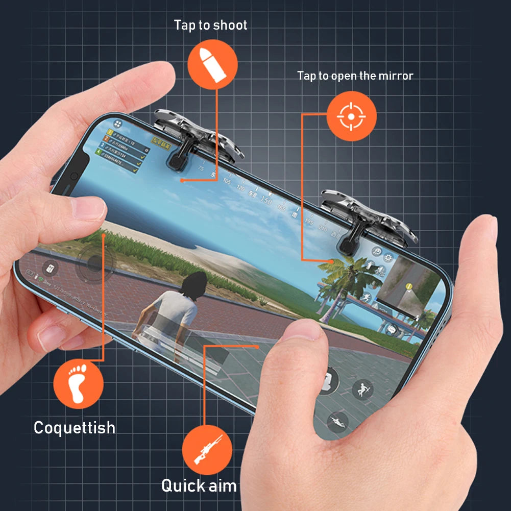 PUBG Mobile Trigger Gamepad iPhone Android – L1R1 Shooter Controller