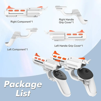 VR Gunstock Grip Handle Attachment for Meta Quest 2/3/3S – FPS Gaming