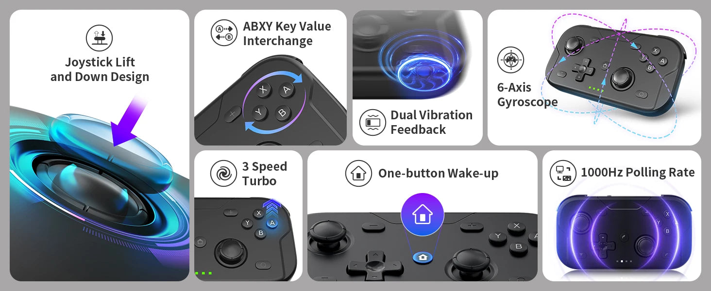 AceGamer wireless pocket controller – Compact Gaming for Switch &amp; PC