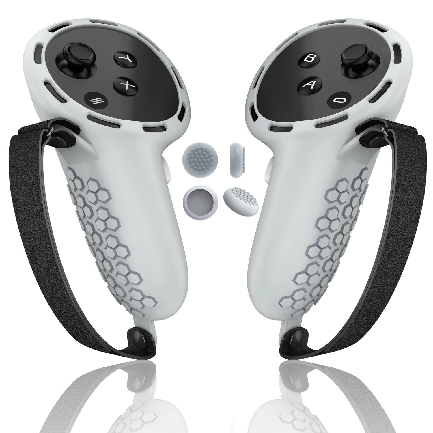 Silicone VR Controller Cover &amp; Knuckle Grip for Oculus Quest 2/3