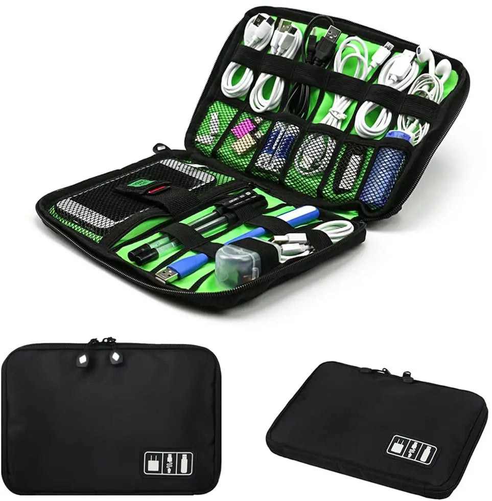 Cable Organizer Storage Bag – Travel Electronics Accessories