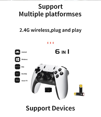 Wireless gamepad for PS1 PS2 PS3 PC Android  Multi-Platform Controller