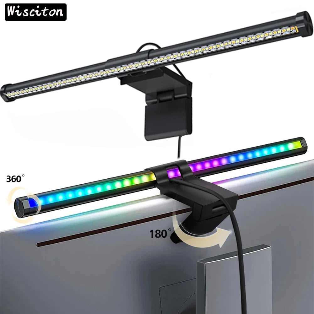 RGB LED Monitor Light Bar – 44cm Screen Hanging Lamp