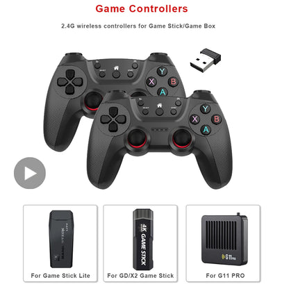 Wireless gamepad mando android pc tv box mobile controller
