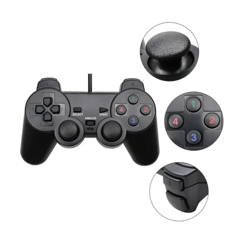 USB wired gamepad controller for PC laptop Windows compatible