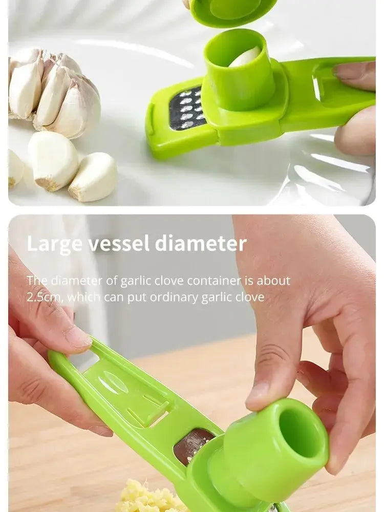 Mini Garlic Grinder &amp; Press – Kitchen Cooking Accessory