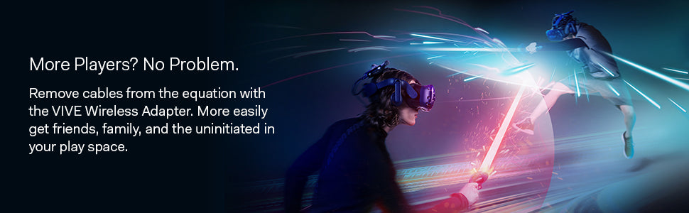 Wireless Upgrade Kit for HTC VIVE PRO &amp; COSMOS – PC VR Adapter