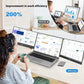 14-Inch Portable Dual Screen Monitor – HD Office Display