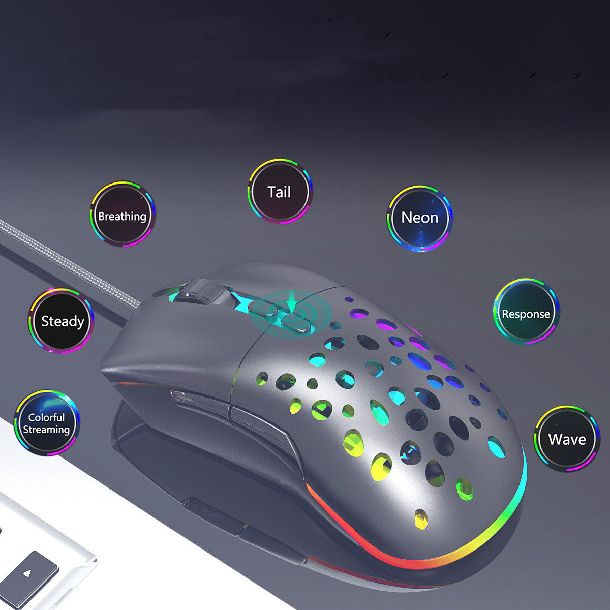 M88 Hollow Wireless Gaming Mouse – E-Sports Edition